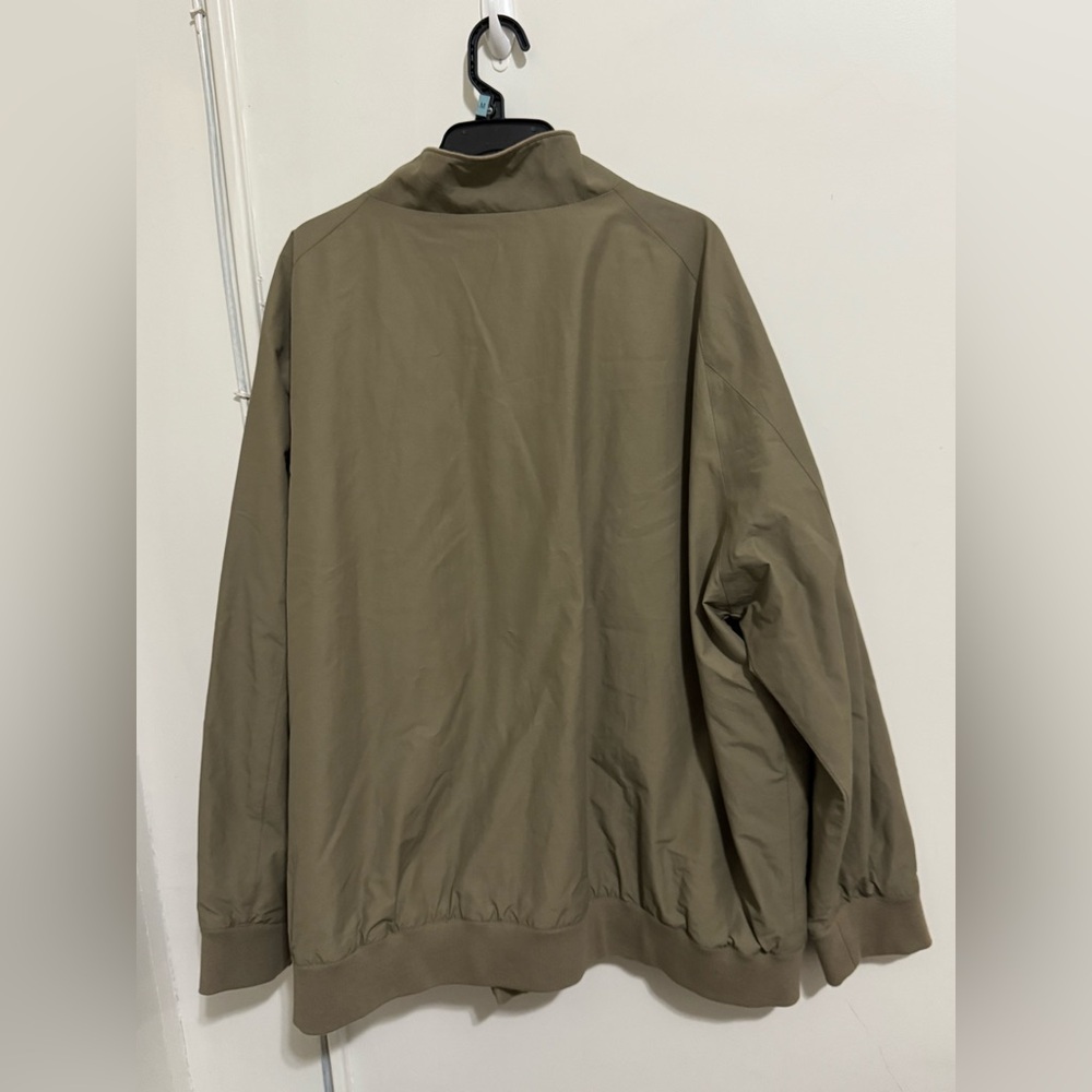 Jos. A. Bank Men’s Tan Harrington Jacket Full Zip Plaid Lined tall and big 3XL - Picture 3 of 12